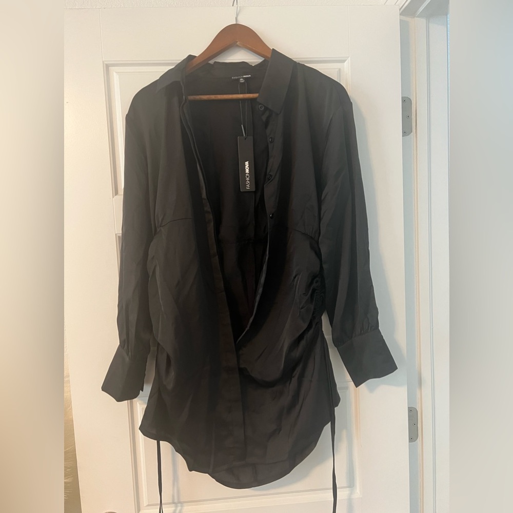 Fashion Nova brand new black mini dress